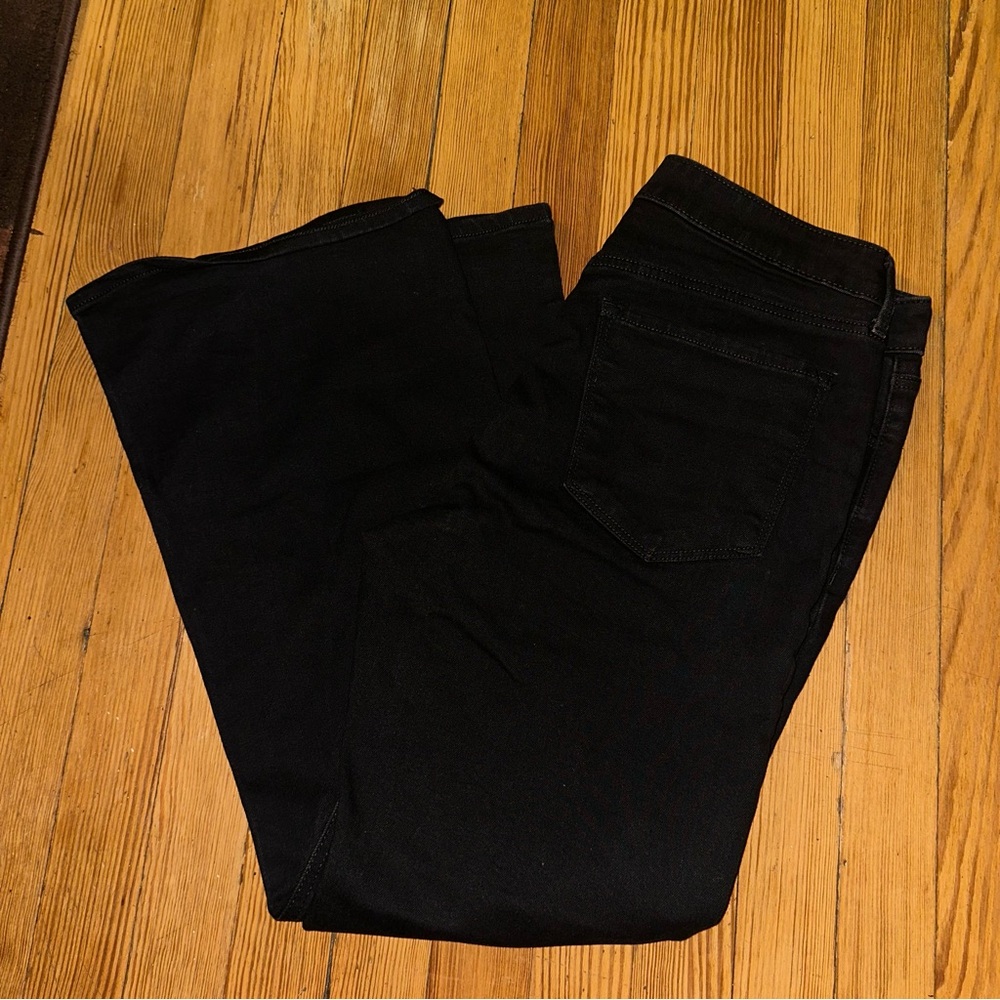 Old Navy Women's Black Flare Jeans